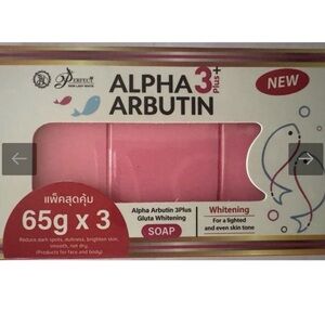 Alpha Arbutin Soap, Arbutin Soap, box 65x3g. 💯 Original From Thailand